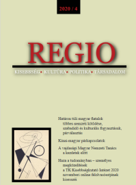 Megjelent a REGIO 2020/4. száma