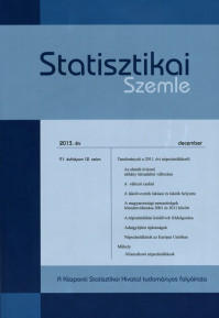 Statisztikai Szemle 2013_12. szám